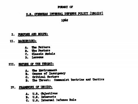 Overseas Internal Defense Policy