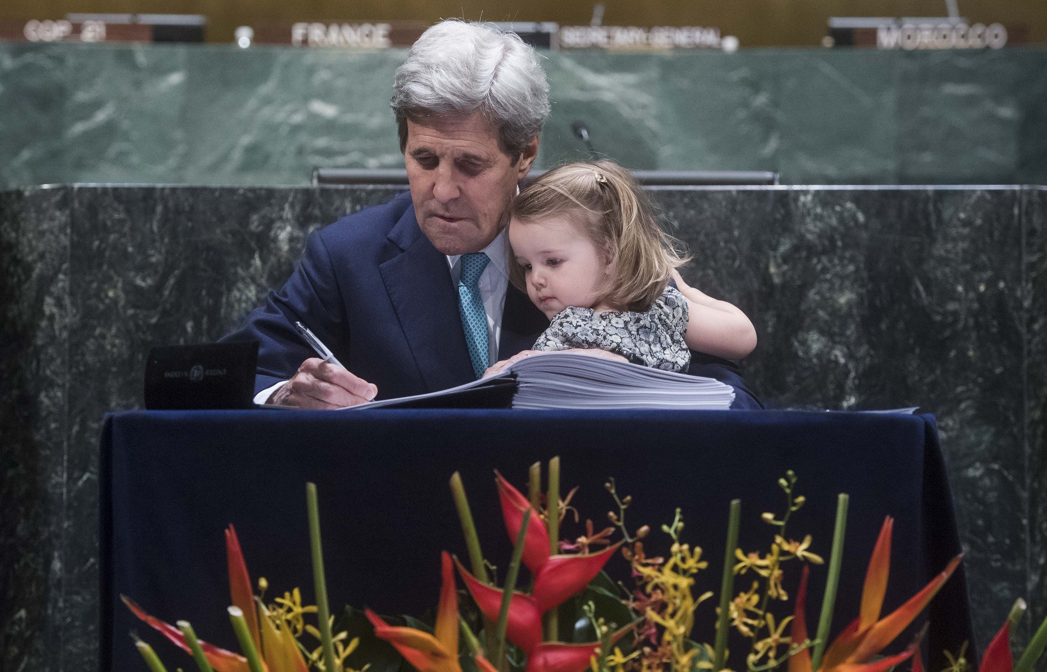 Kerry Signs Paris Climate Agreement