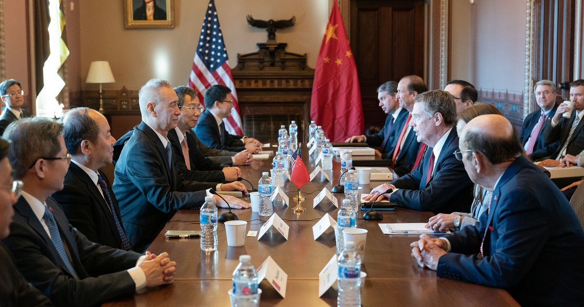 US-China trade talks - Liu He and Lighthizer