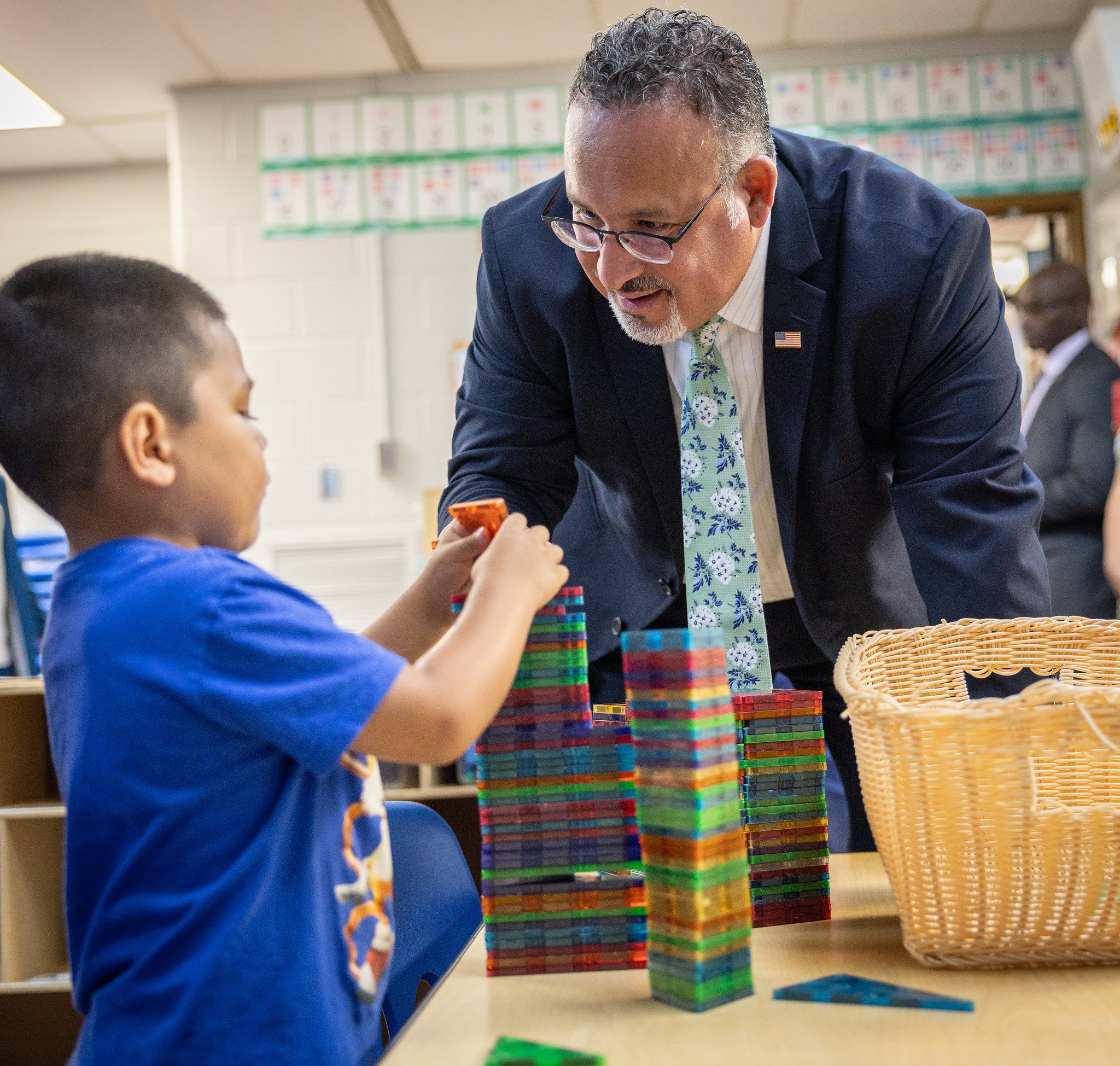 USED Secretary Cardona at Beyer Early Childhood Center