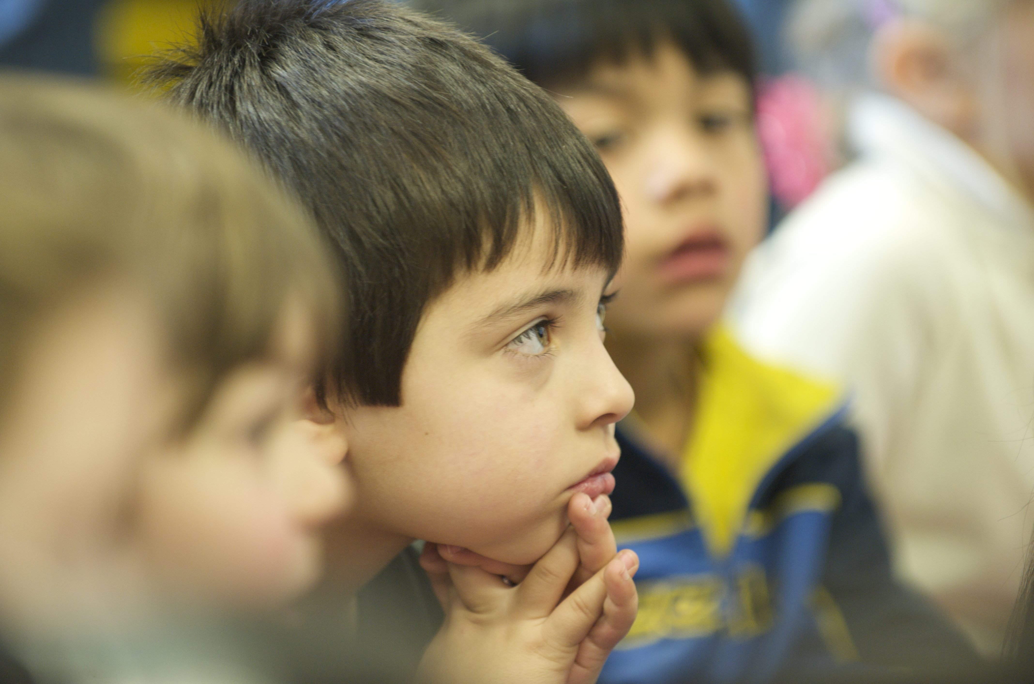 thoughtful young child