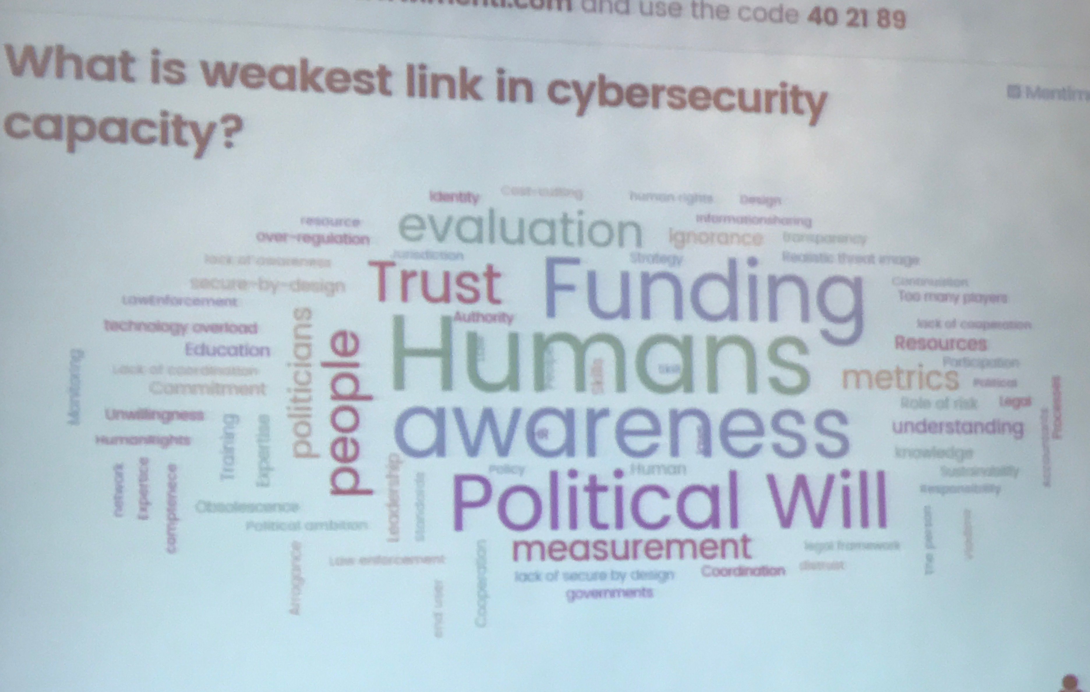 Weakest Link in Capacity Building