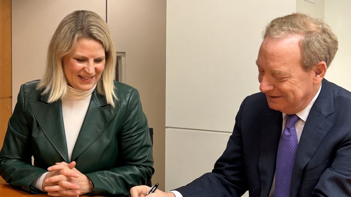 AFL-CIO Microsoft AI Deal Brad Smith Liz Shuler