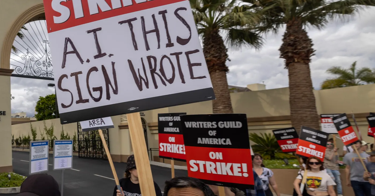 AI Labor Unions Writers Guild of America
