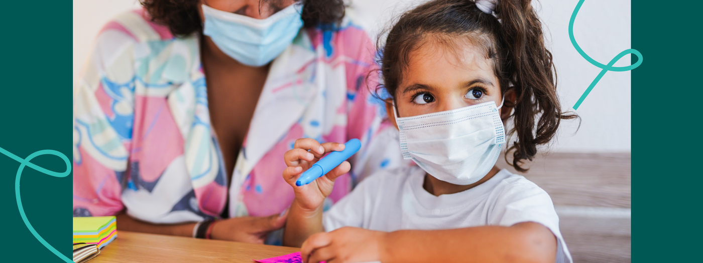 The Thread - preschool students masks