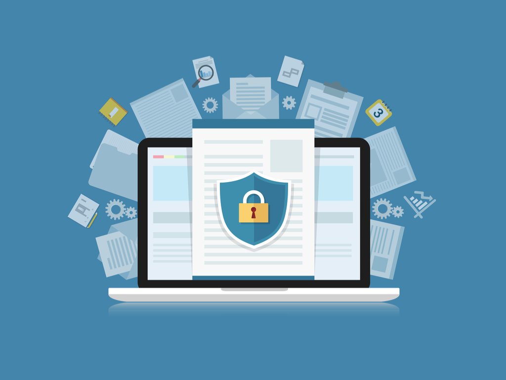 privacy computer illustration