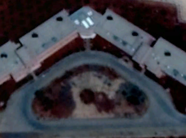 Inner corridor area near the entry to the Hayan Jihar gas facility.