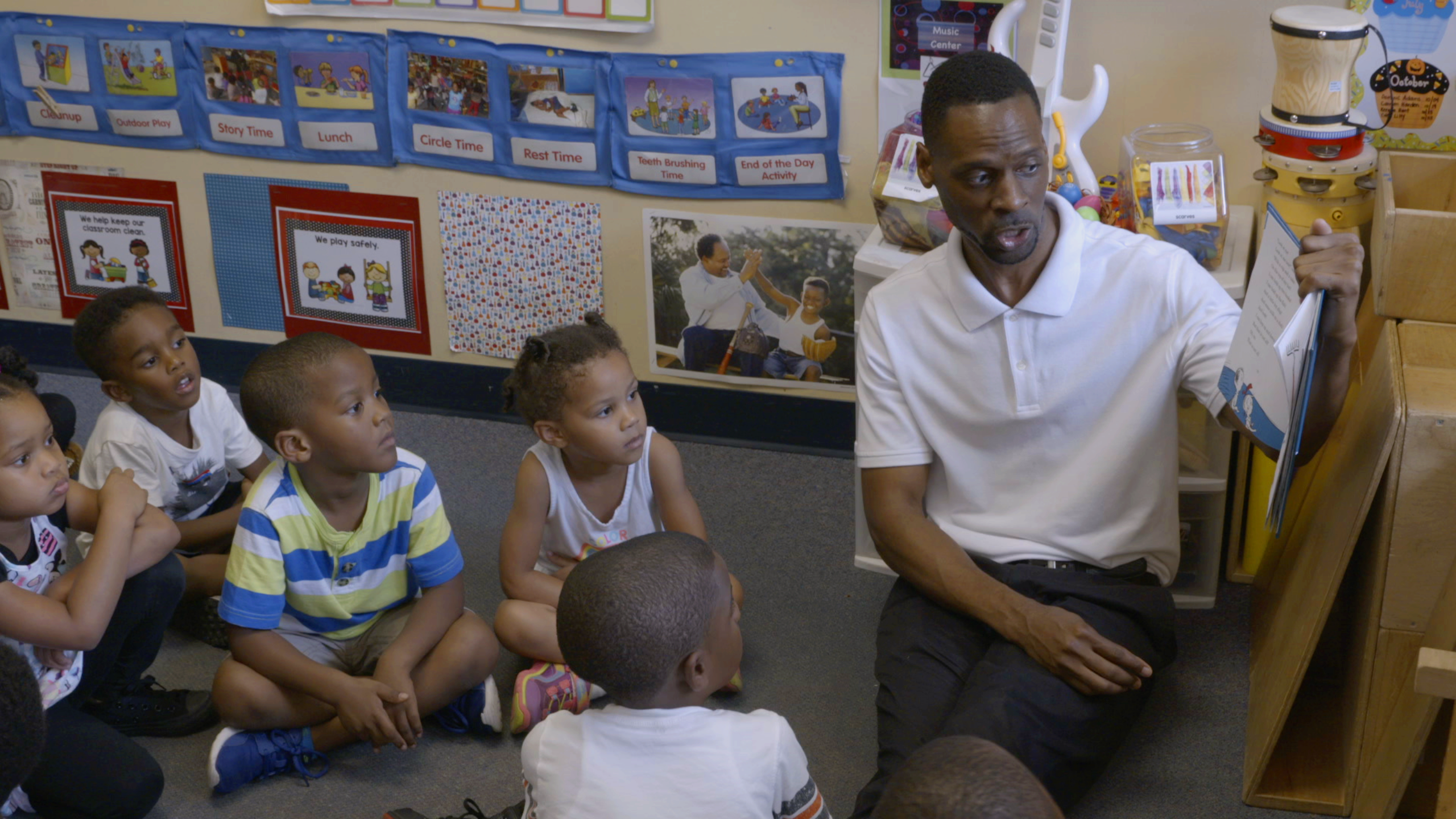 GA storytime in the pre K classroom