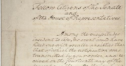 George Washington address - shortened