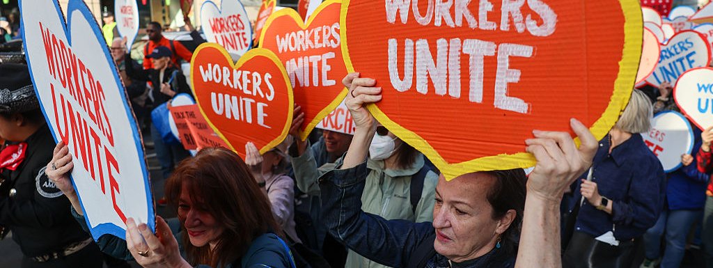 worker's rights rally