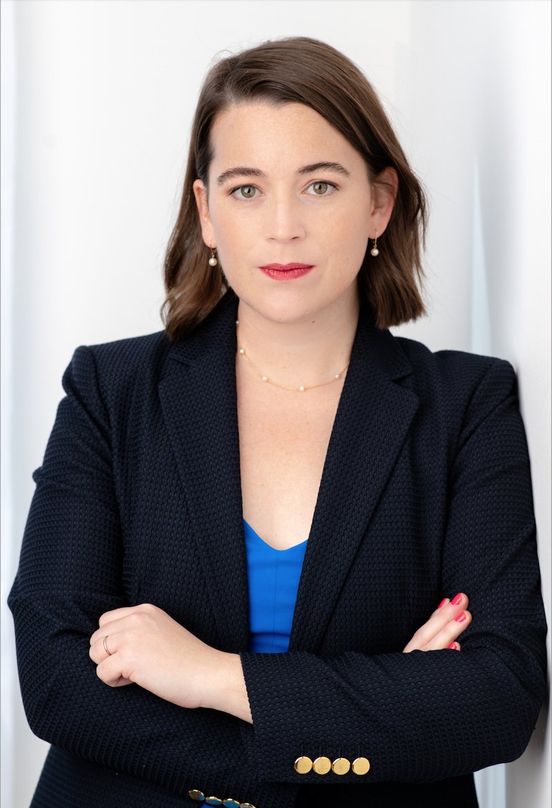 A head shot of economist Kathryn Anne Edwards with arms folded.