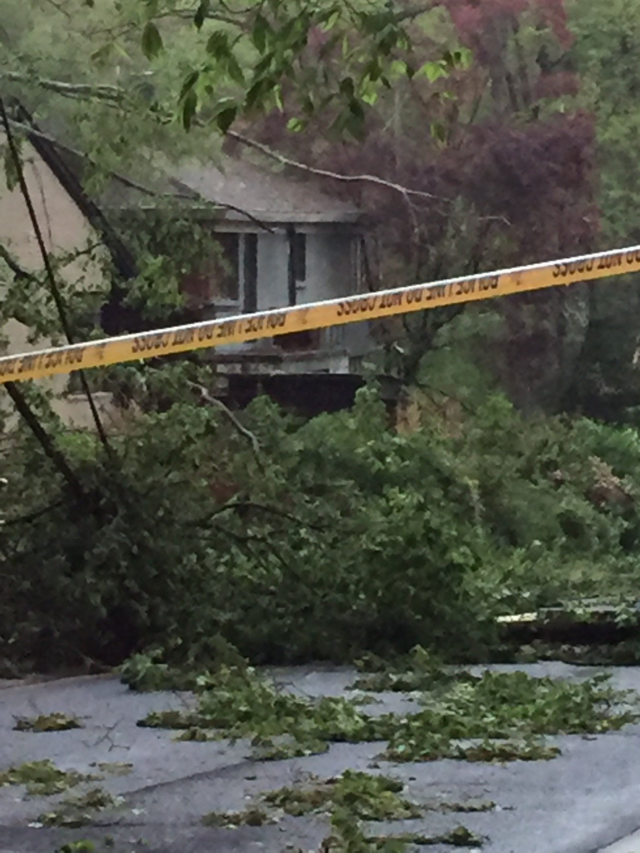 Two hours after the wind hit