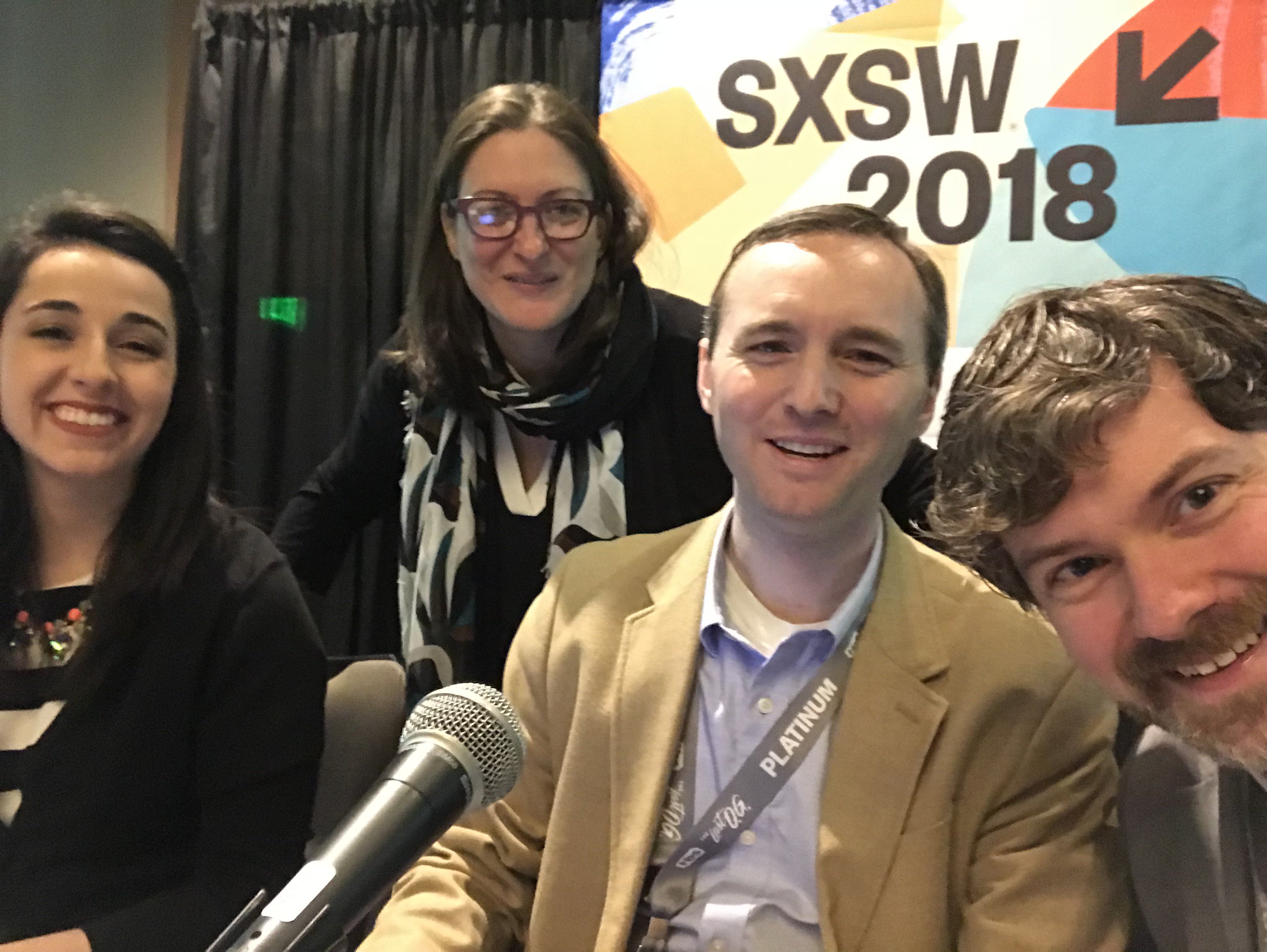 Team BTA SXSW 2018 Stage Selfie