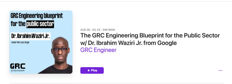 IWaziri_GRC Engineer