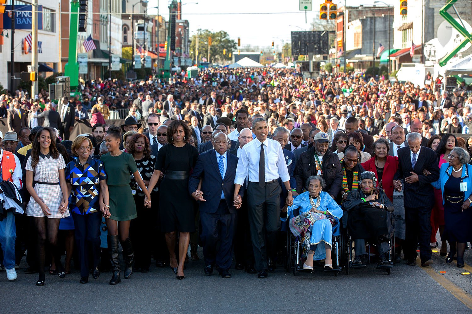 Obamas at Selma