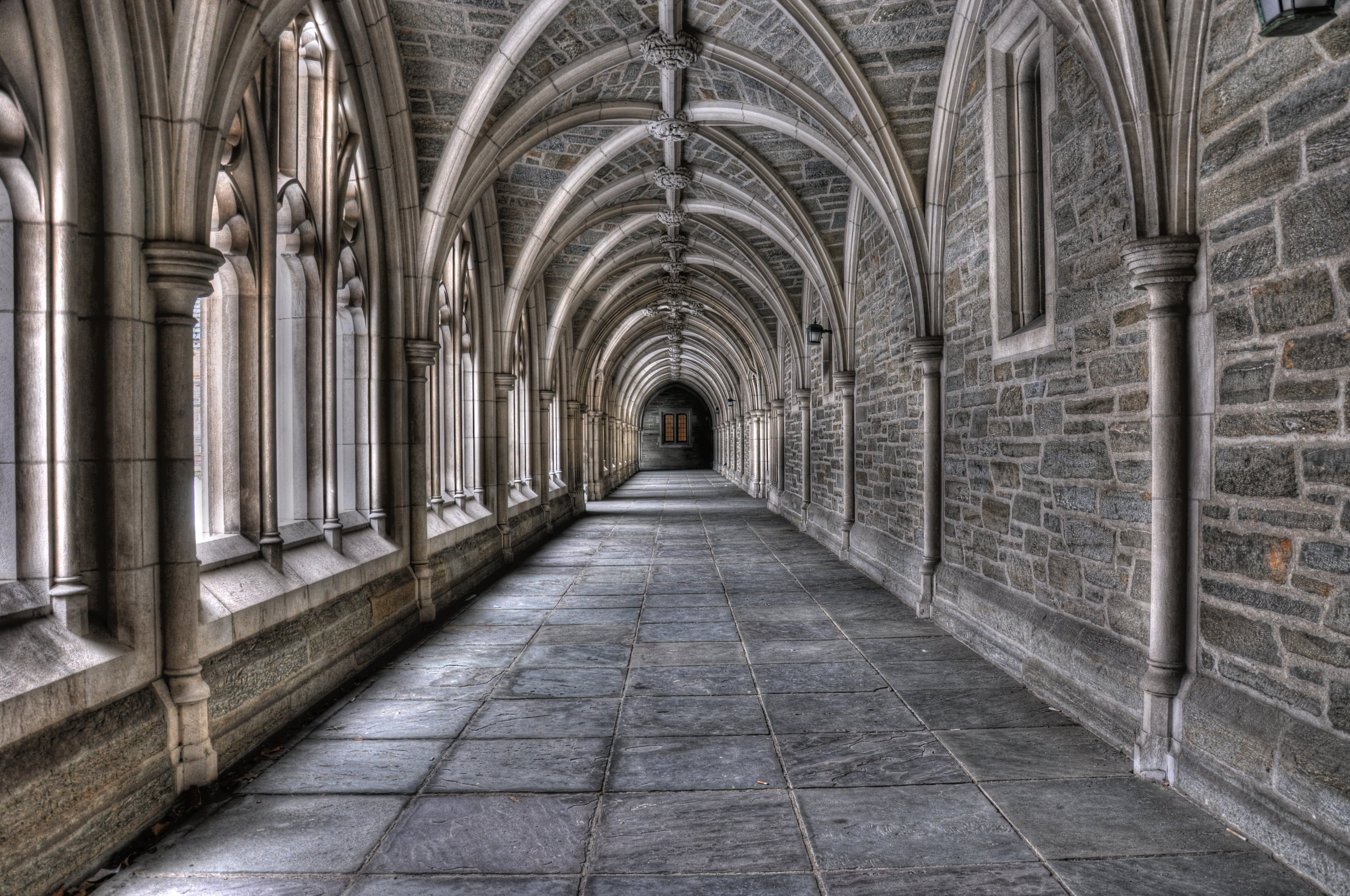 Princeton university hallways