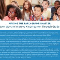 SRC brief Making the Early Grades Matter