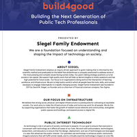 Siegel Family Case Study on build4good
