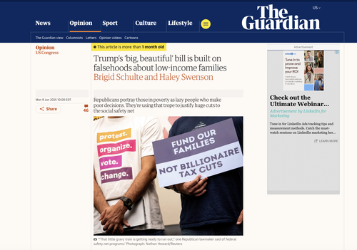 Trump’s ‘big, beautiful’ bill is built on falsehoods about low-income families