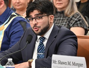 Shalin Jyotishi testifying