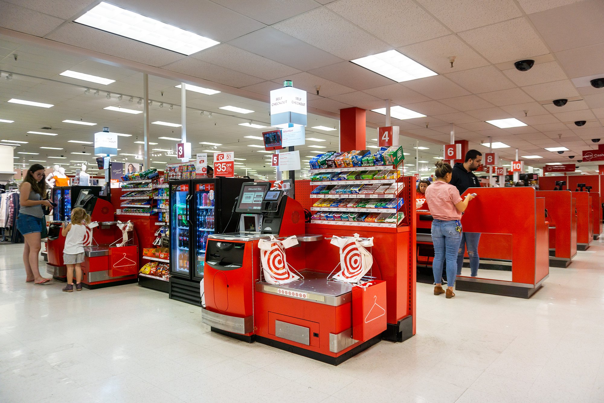 Target self checkout