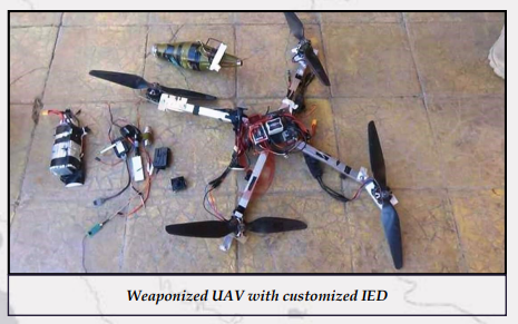Weaponized UAV with IED