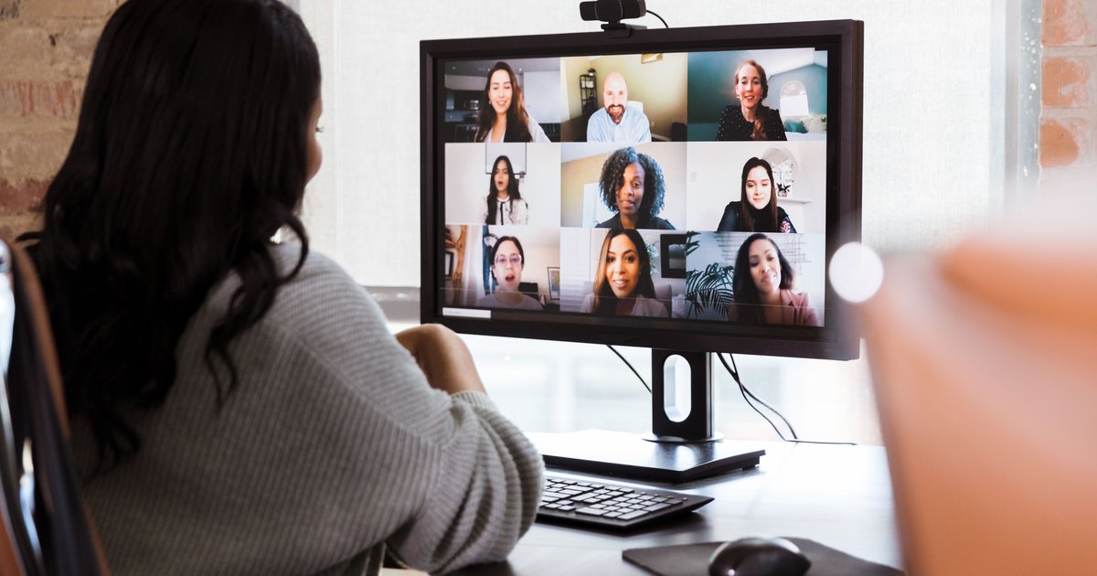 Image showing virtual collaboration and team work.