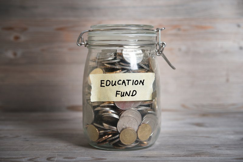 Jar of joins labeled "Education Fund"