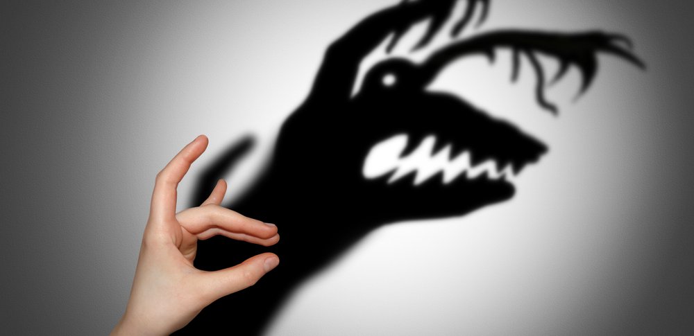 Fear dinosaur shadow