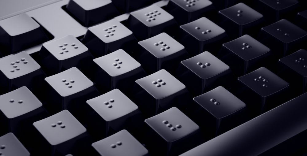 Braille keyboard, accessible technology