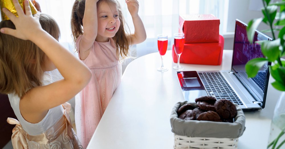 Socially distanced birthday party