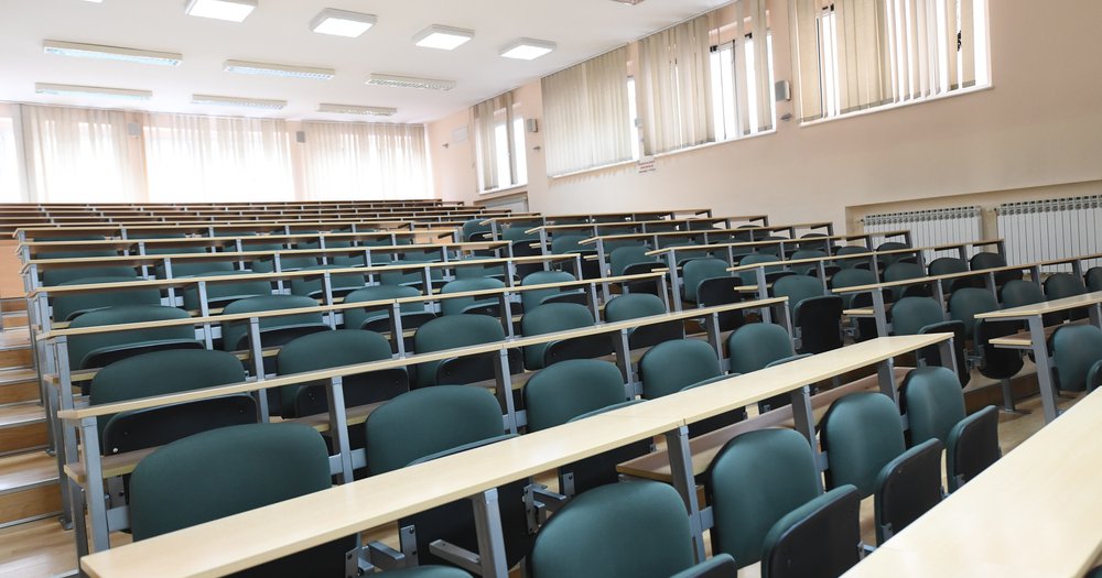 empty classroom