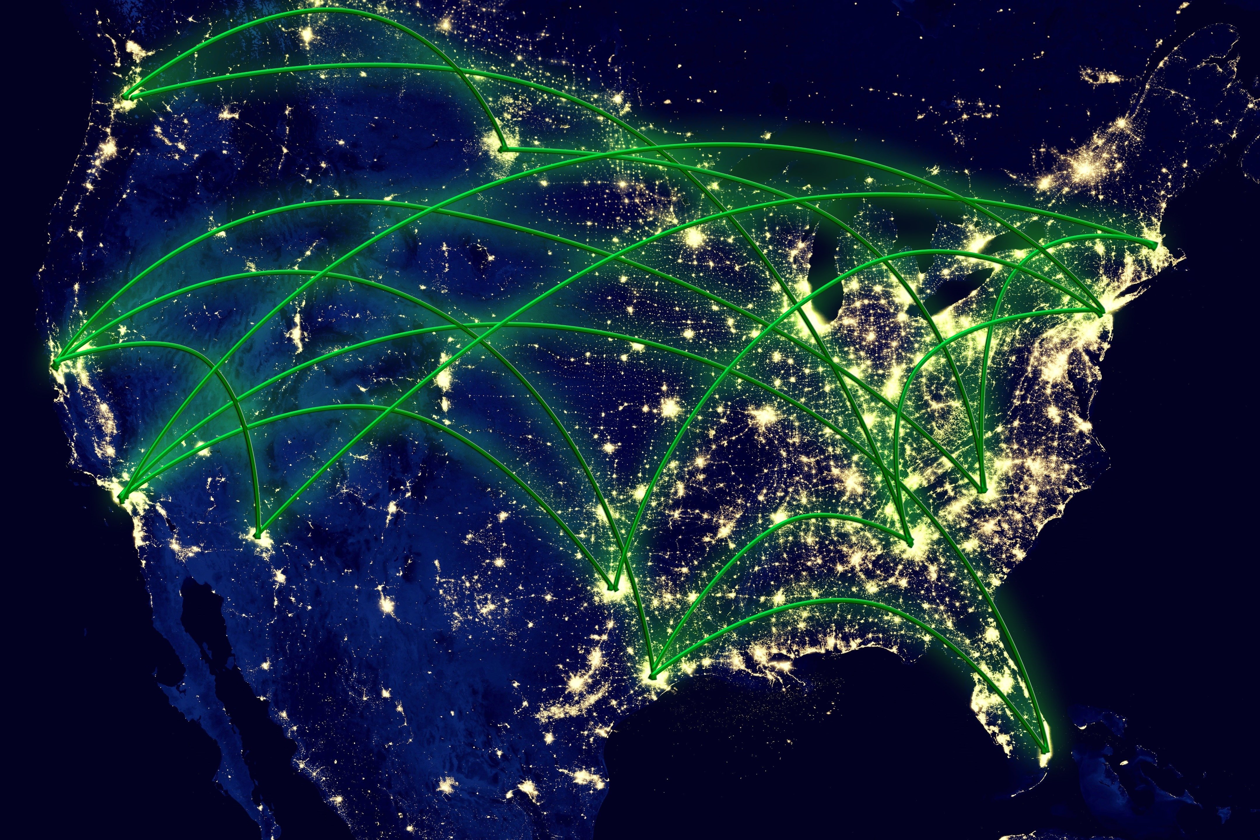 US Map - Network