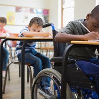 Kids in Classroom Disabilities