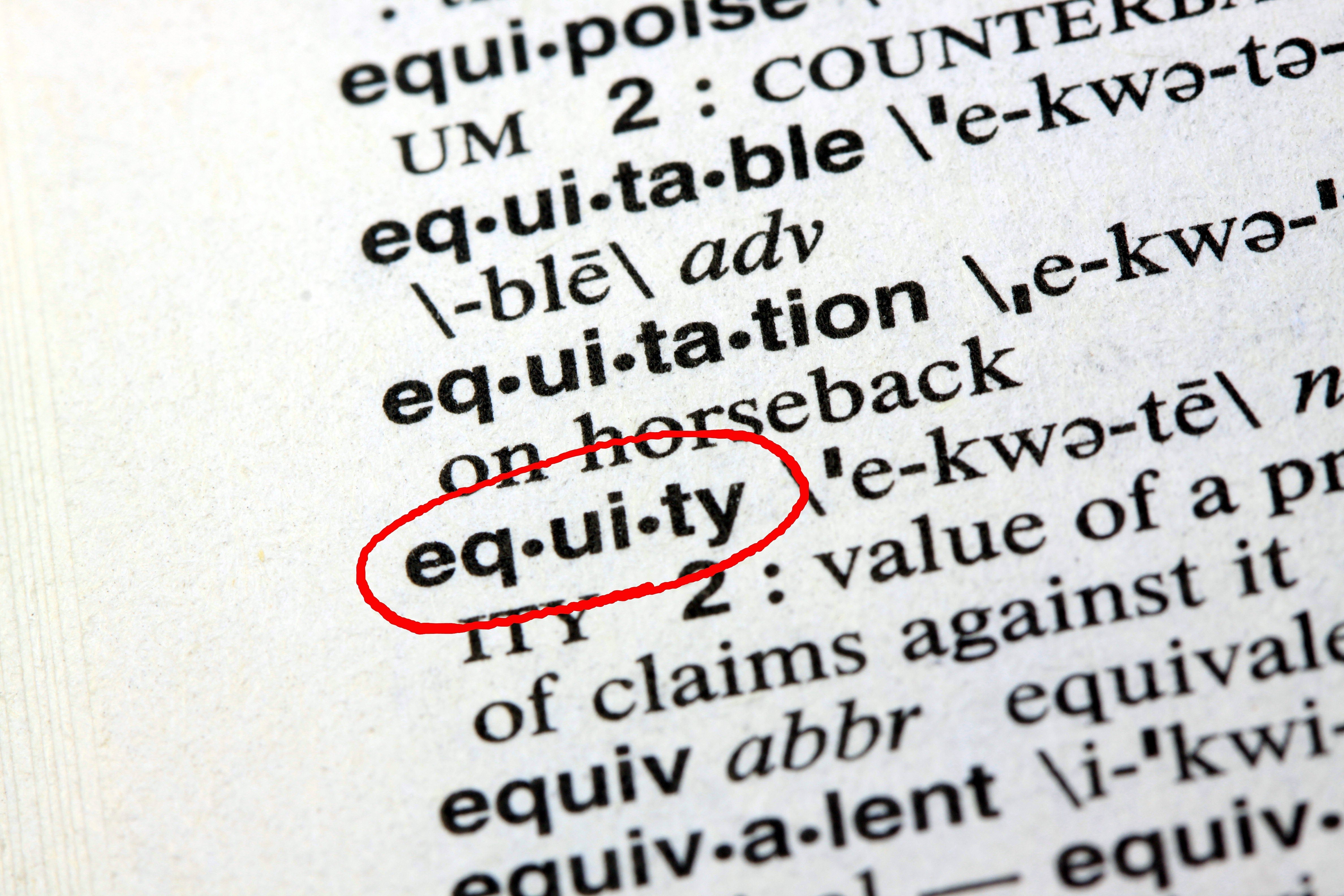 Equity dictionary