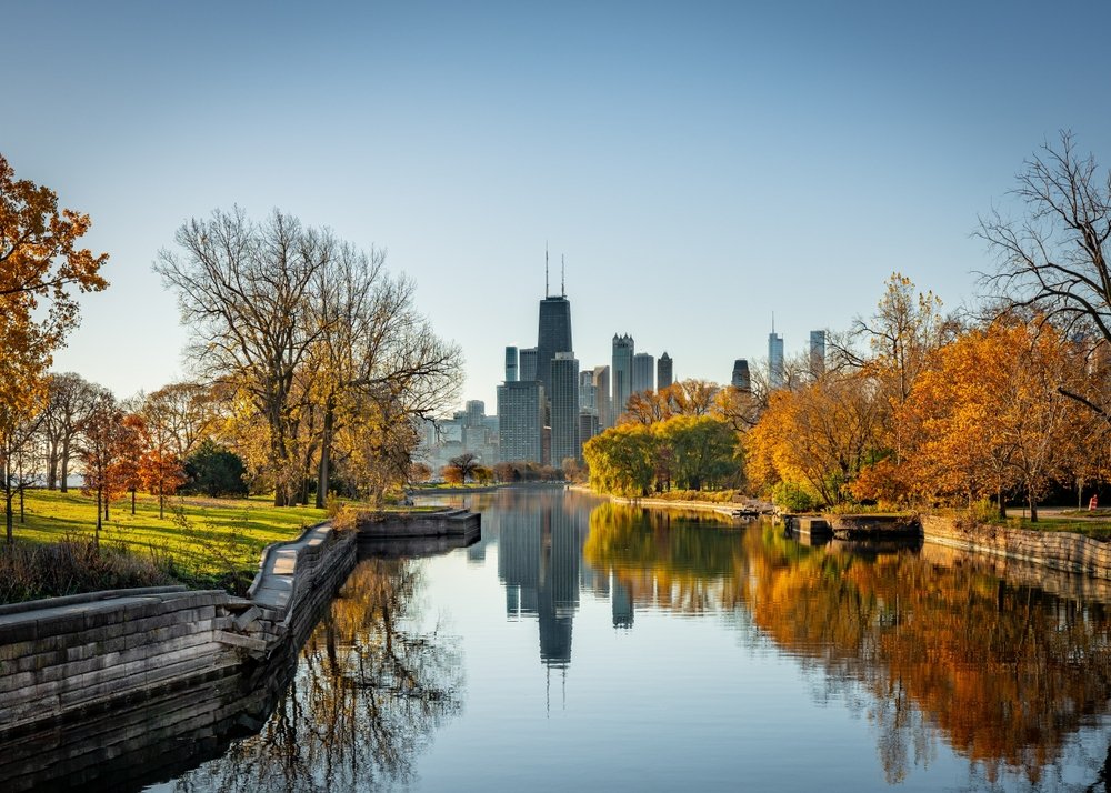 Chicago in the fall