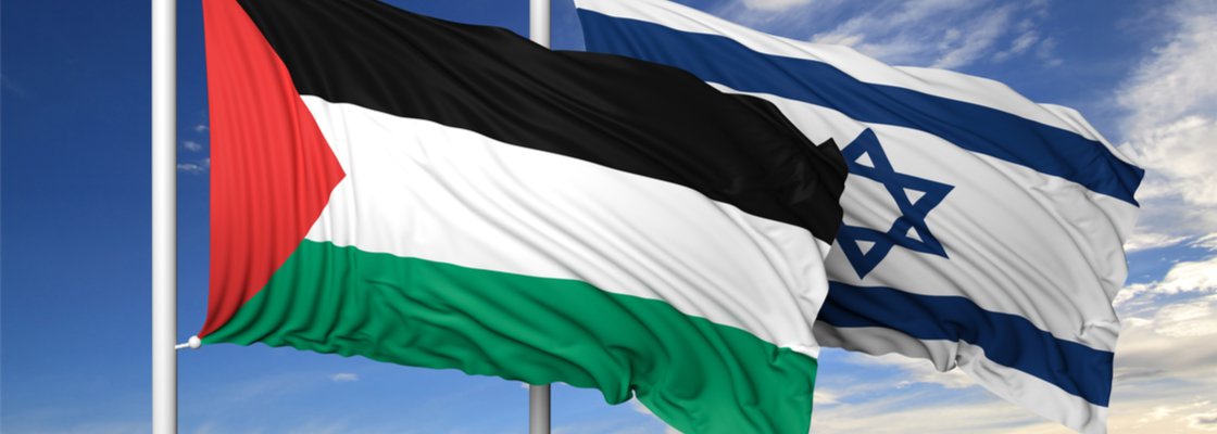 Palestine and Israel Flag