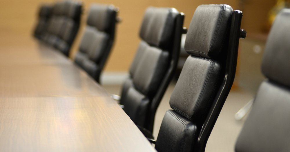 conference room empty chairs