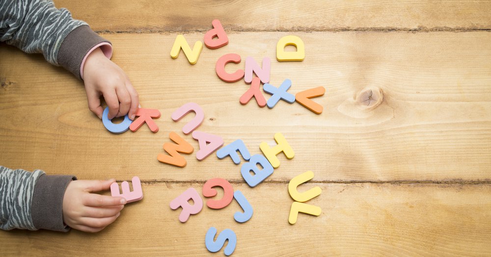 students with blocks