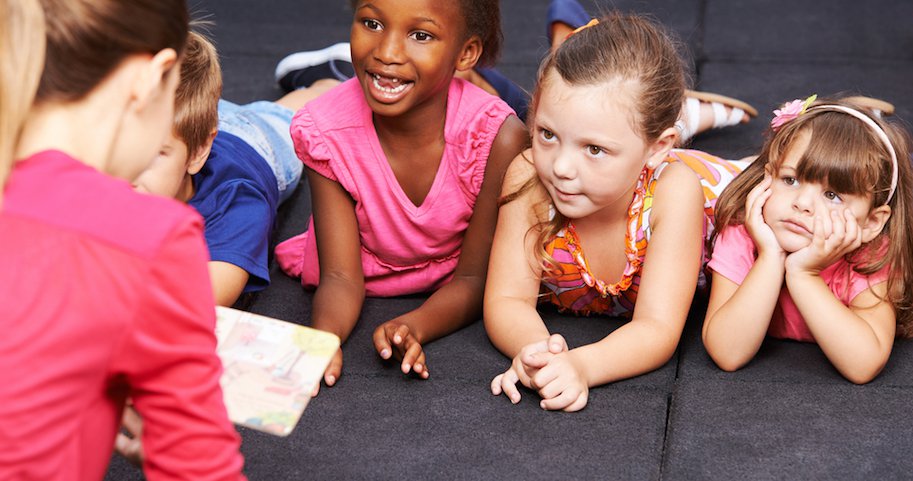 Children in classroom