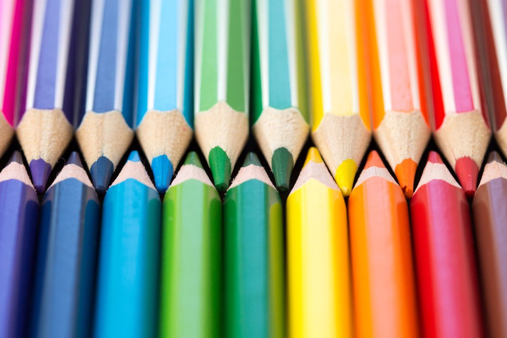 Rainbow pencils