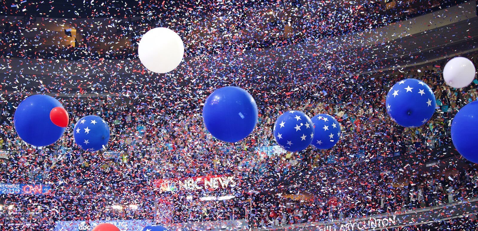 DNC confetti