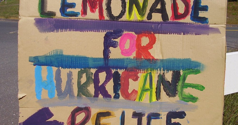 lemonade for hurricane relief