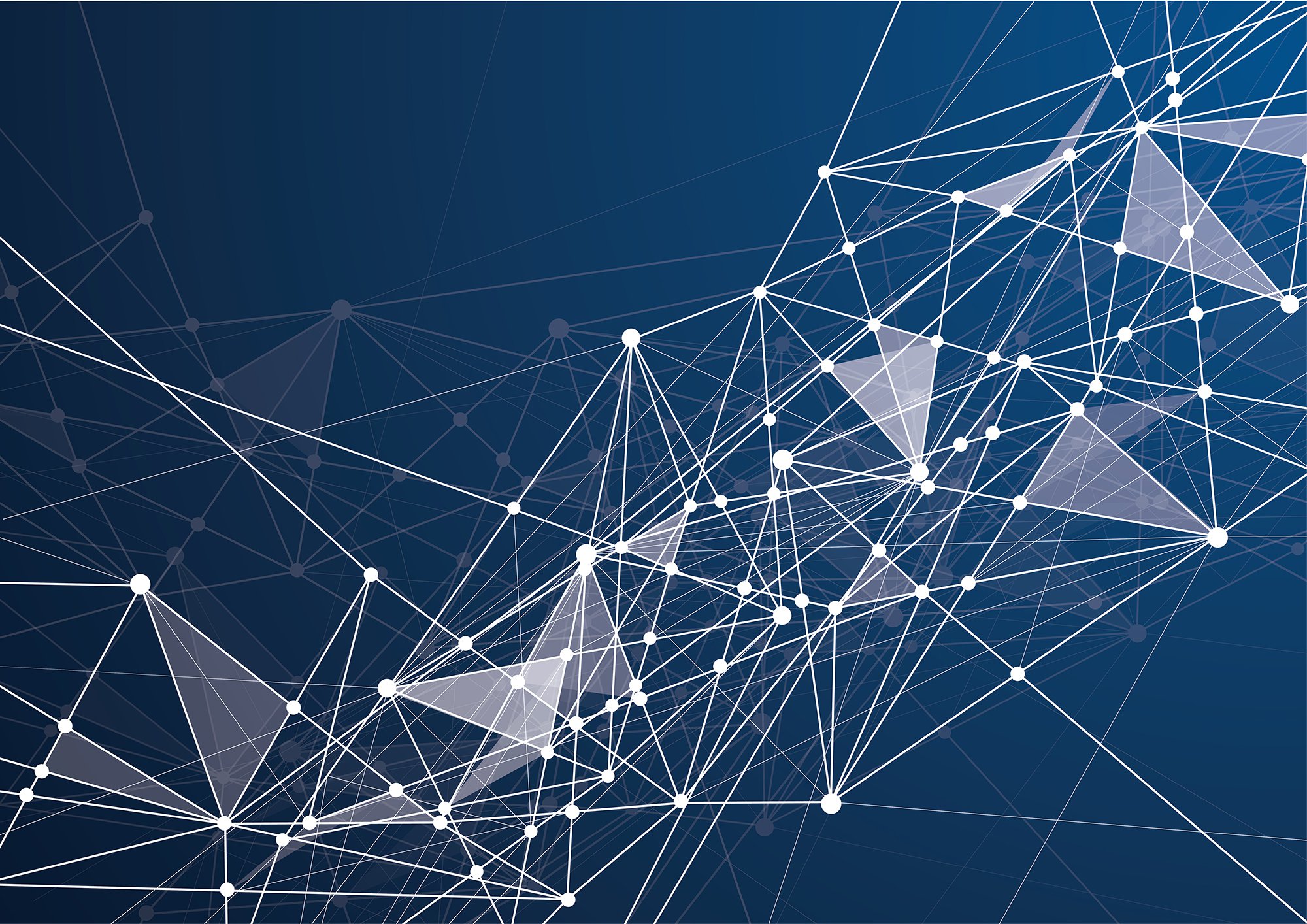 abstract network blockchain map