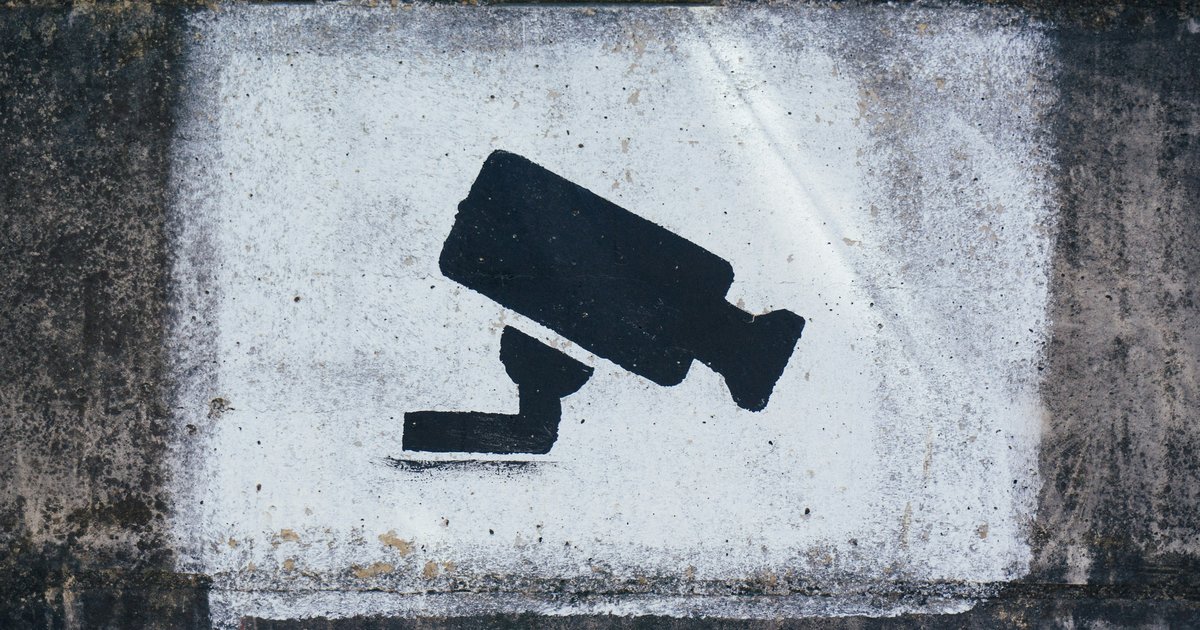 Surveillance Camera on Wall