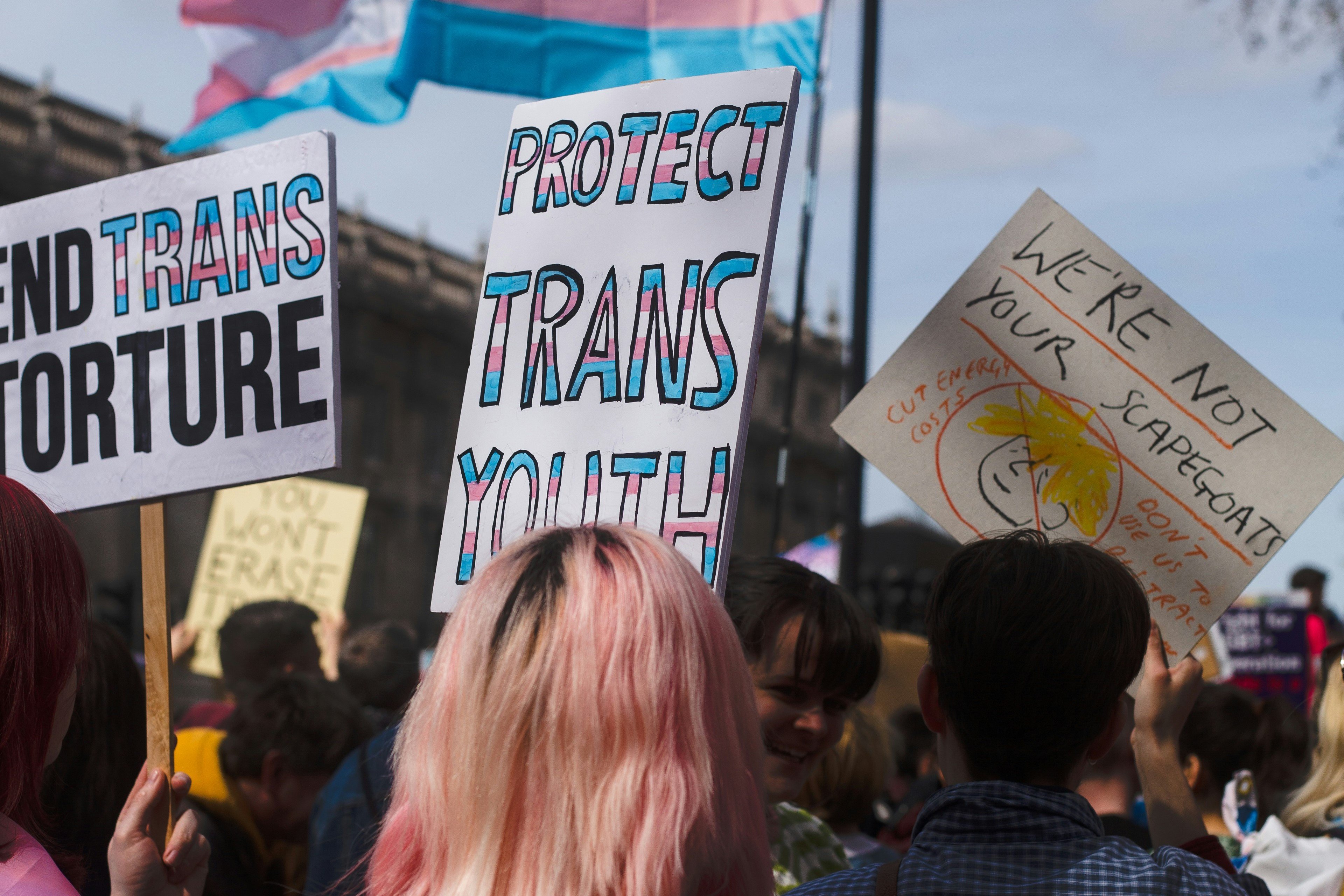 trans rights horizontal