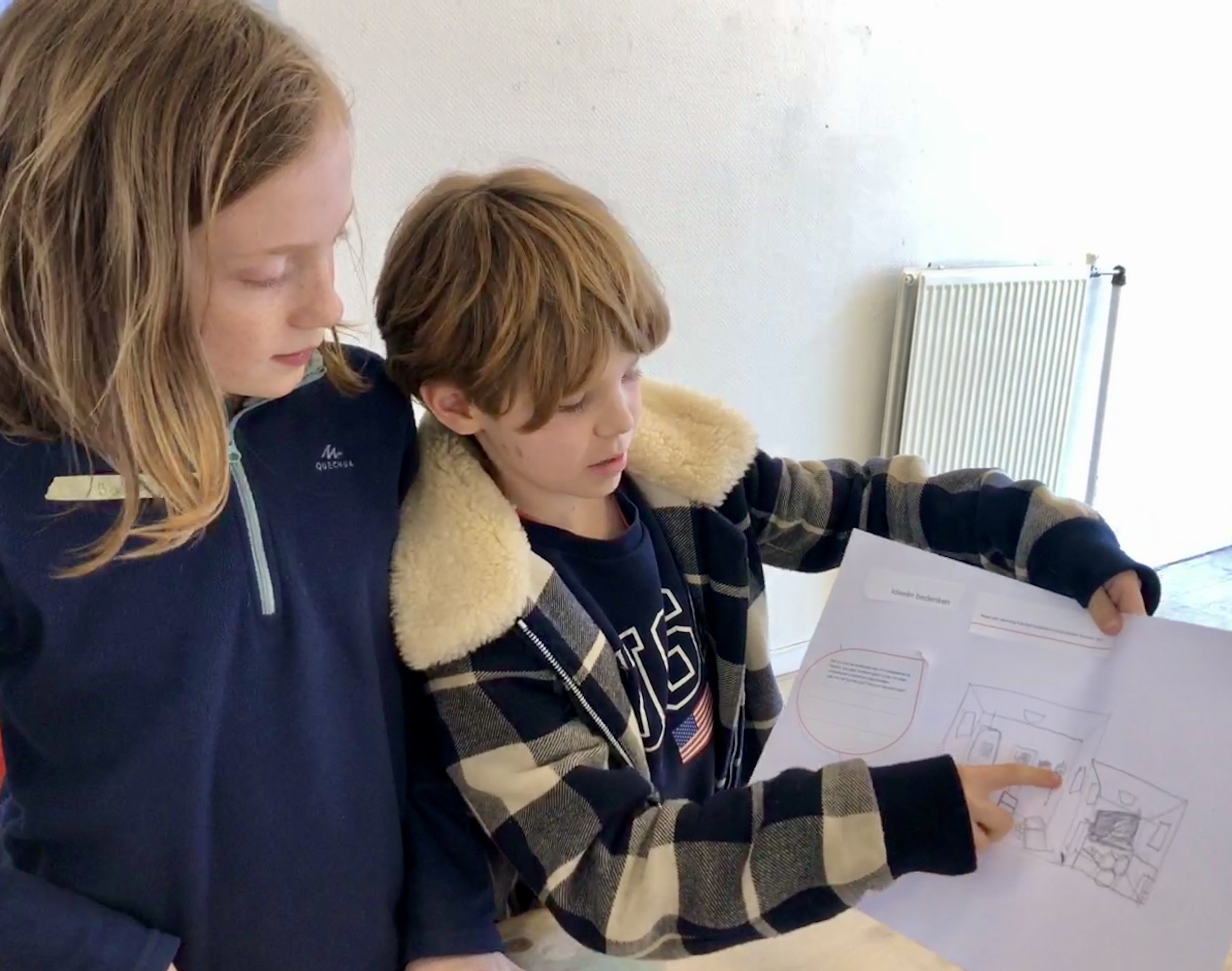 Children in the Netherlands designing solutions for adults under stress